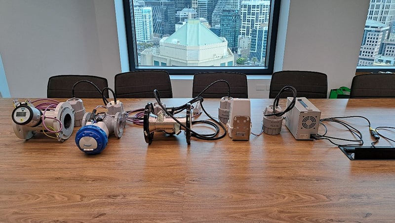 FAT testing flowmeters