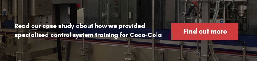 Read about our specialised control system training for Coca-Cola 