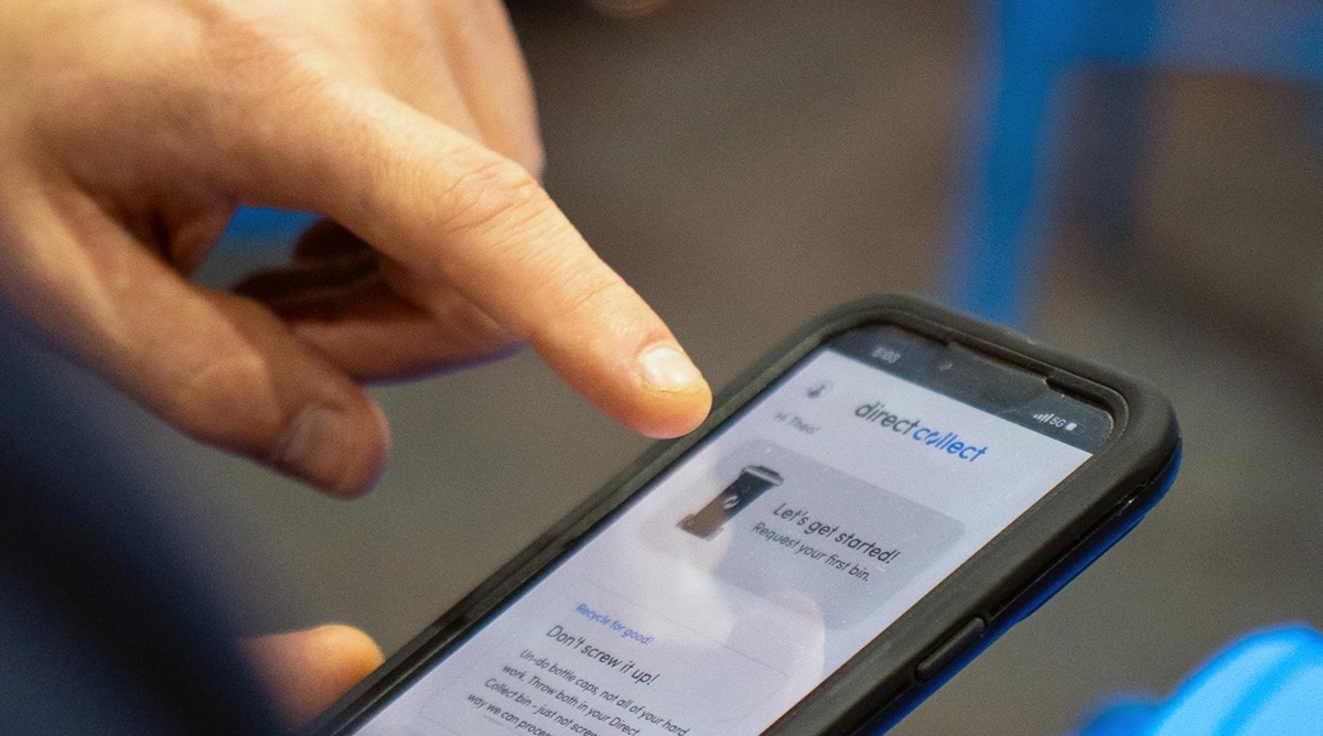 Direct Collect use Nukon app solution for innovative recycling service
