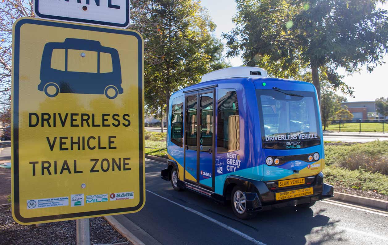 SAGE joins forces to trial on-road autonomous vehicle technology in Playford Alive Township